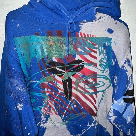 (1 of 1) [One Off Custom] AOP Goggle Face Acidwash Wash Sheeth Kobe Pullover - Picture 2 of 8